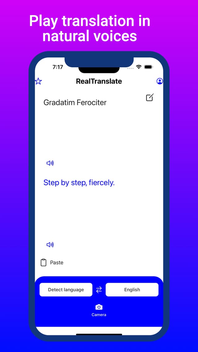 Natural voice playback